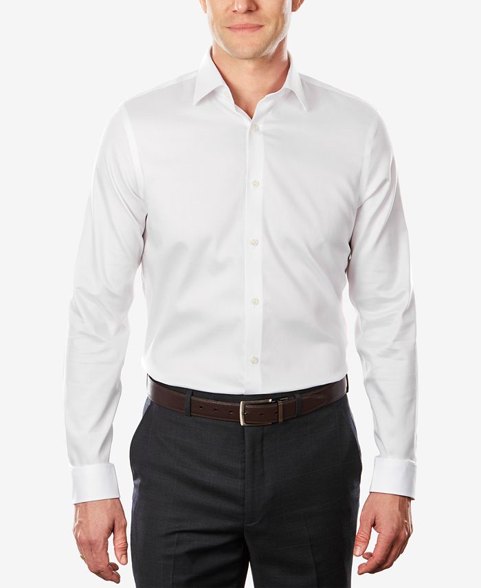 Men's Slim Fit Airsoft Performance Non-Iron Dress Shirt