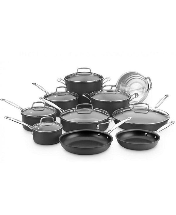 Chef's Classic Hard Anodized 17-Pc. Set