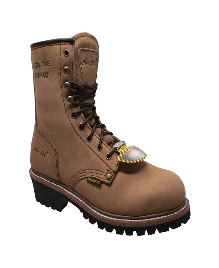 Men's 9" Waterproof Steel Toe Logger