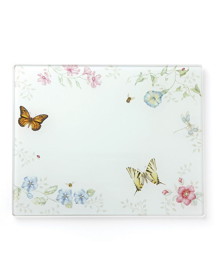 Butterfly Meadow Kitchen Large Glass Board