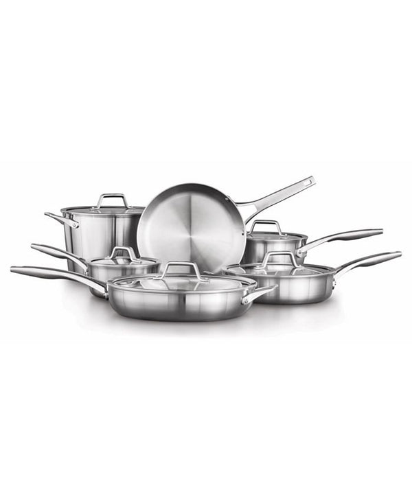 Premier Stainless Steel Cookware Set, 11 Piece
