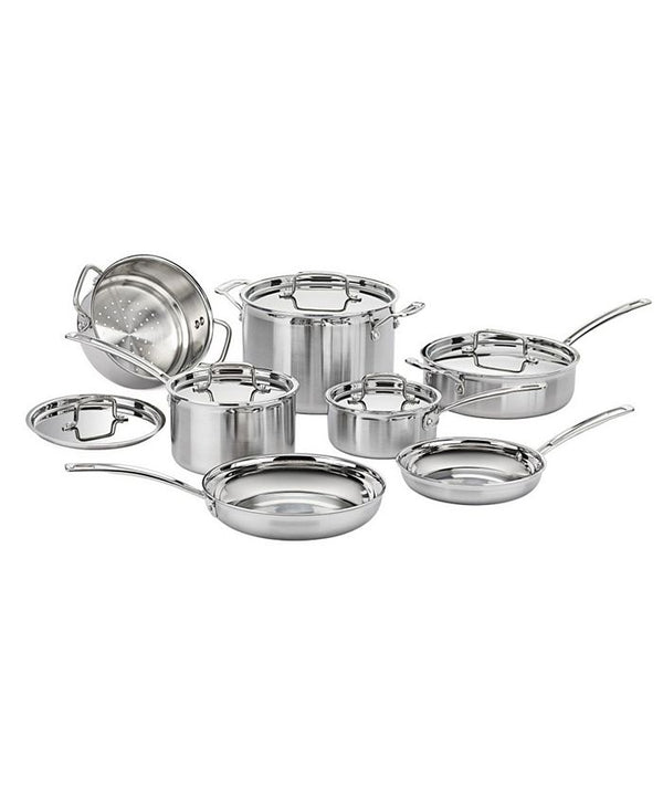 Multiclad Pro Tri-Ply Stainless Steel 12 Piece Cookware Set