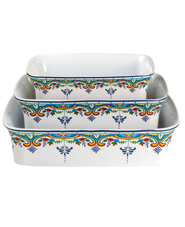 Zanzibar Baking Dishes, Set of 3
