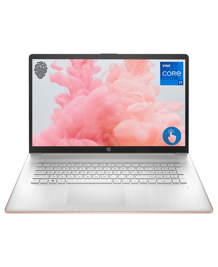 Essential 17.3" Laptop Intel Core i7-1355U 8GB RAM 512GB SSD Windows 11 Home HD+ Touchscreen - Pale Rose Gold