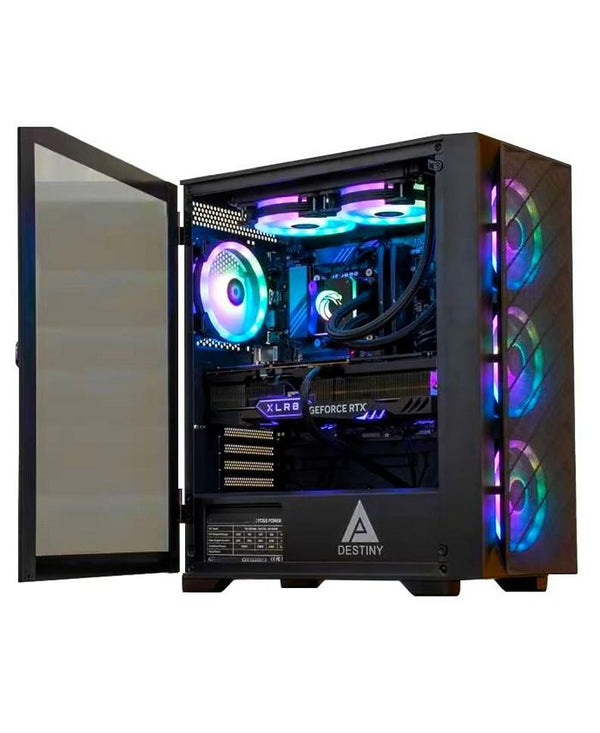 Python Gaming Desktop PC - Intel Core i7-13700F Processor, GeForce RTX 4060 Graphics, Liquid Cooled, 32GB DDR5 RAM, 2TB NV ME, Wi-Fi, Windows 11 Home 64-bit