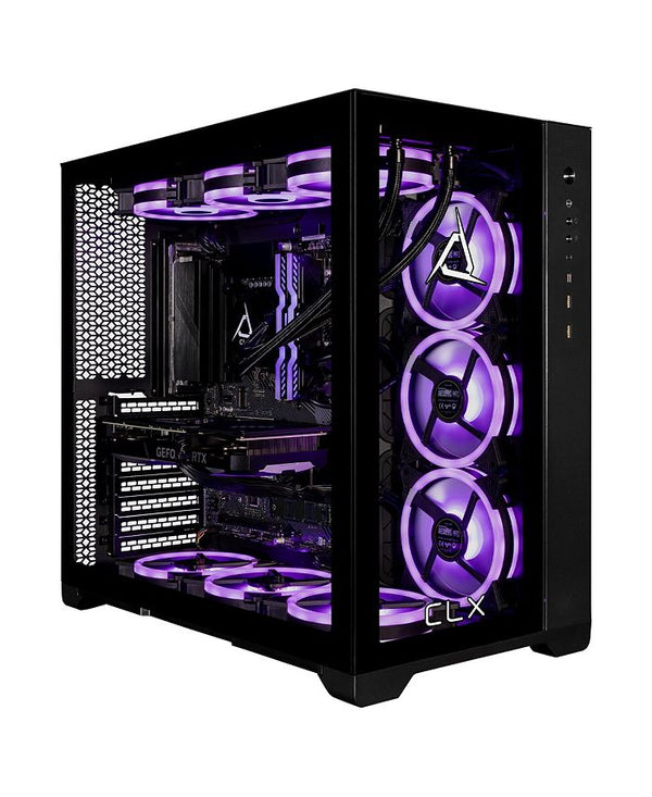 SET Gaming Desktop - Liquid Cooled Intel Core i9 13900KF 3GHz 24-Core Processor, 64GB DDR5 Memory, GeForce RTX 4070 12GB GDDR6X Graphics, 2TB SSD, 6TB HDD, Wi-Fi, Windows 11 Home 64-bit