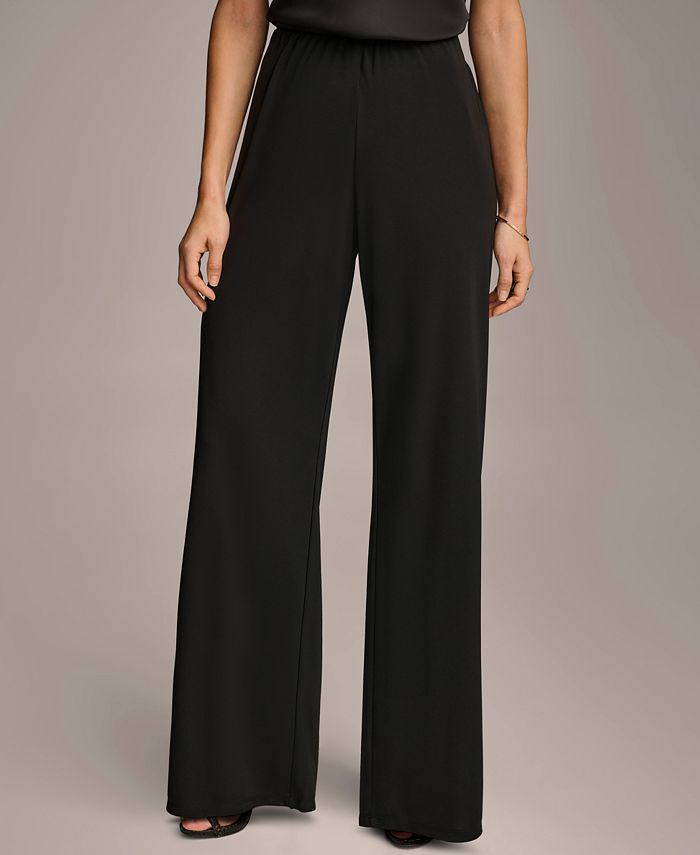 Women's Wide-Leg Jersey Pants