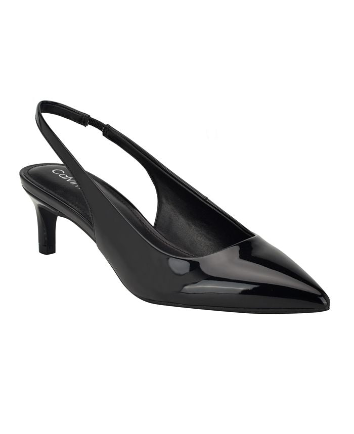 Women's Dainty Kitten Heel Slingback Pumps