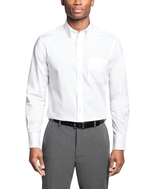 Men's Regular Fit Wrinkle Resistant Stretch Dress Shirt