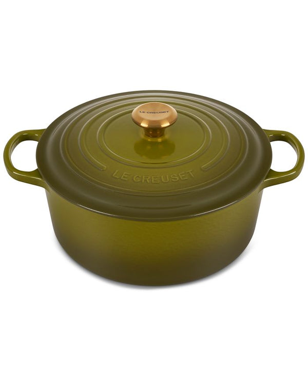 Signature Enameled Cast Iron 5.5 Qt. Round Dutch Oven
