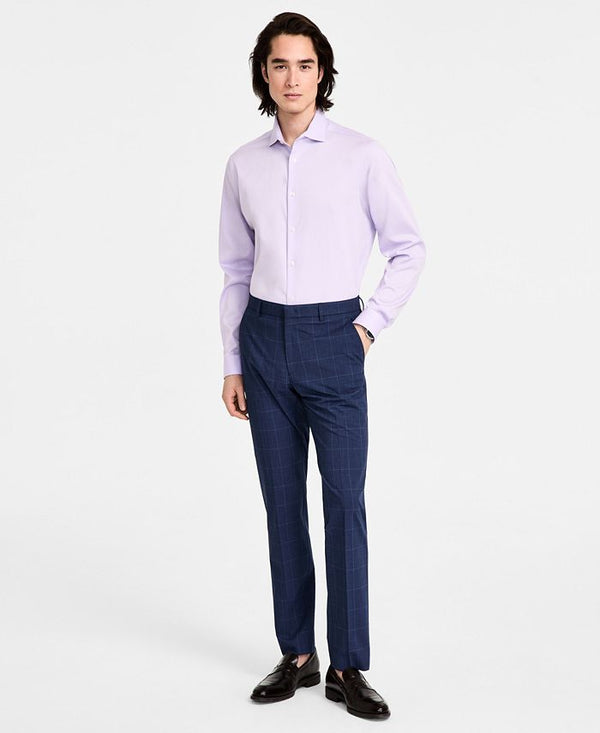 Men's Modern-Fit Plaid Dress Pants