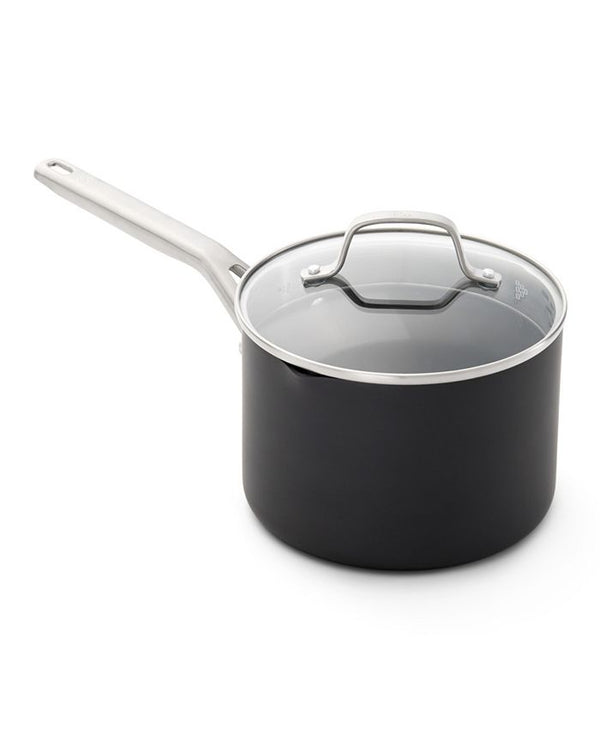 Hard-Anodized Nonstick 3.5-Quart Sauce Pan with Lid