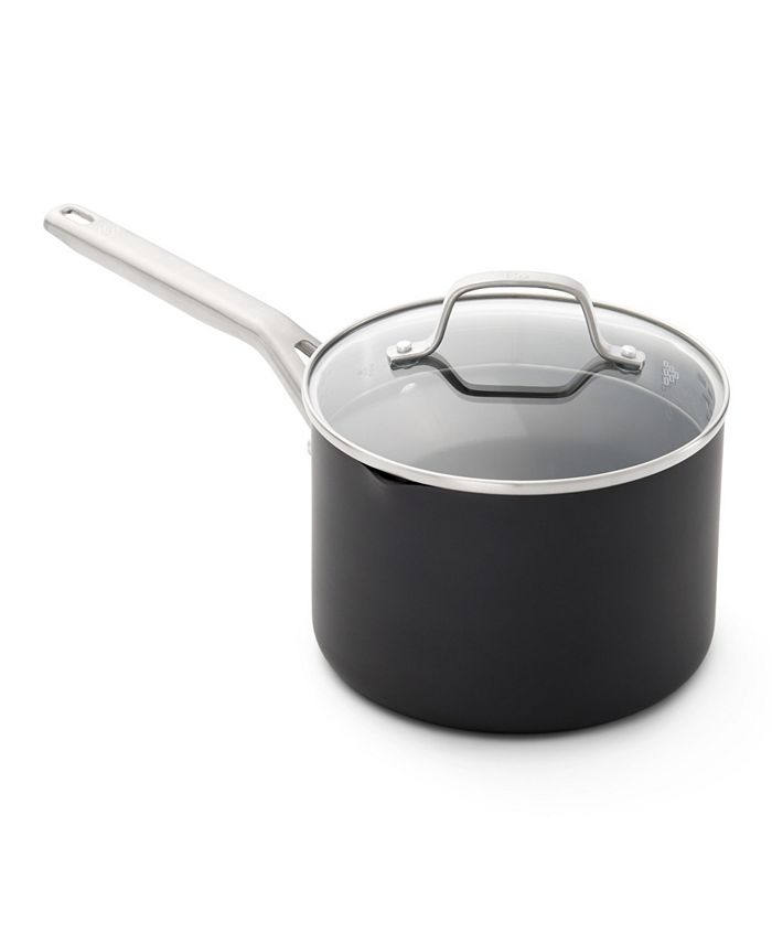 Hard-Anodized Nonstick 3.5-Quart Sauce Pan with Lid
