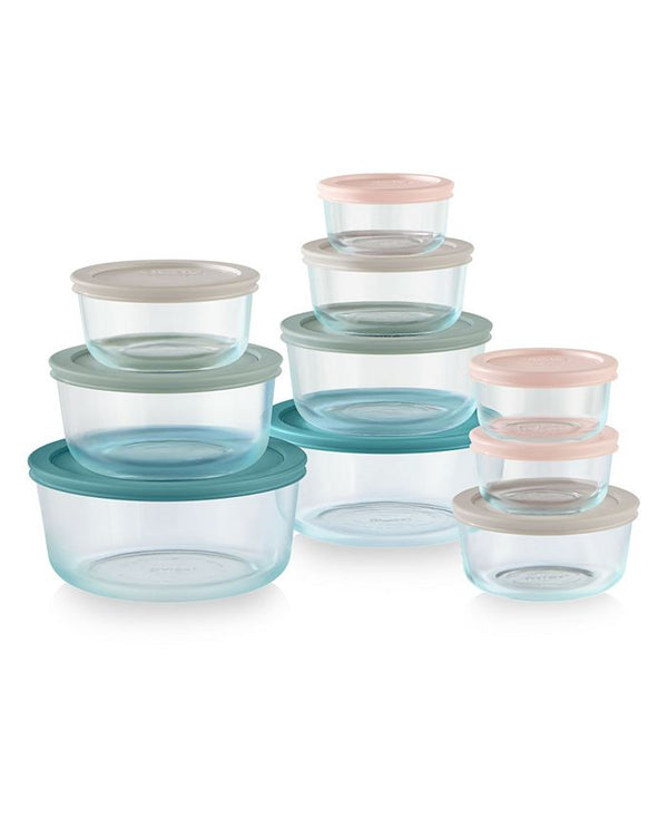 Simply Store 20-Piece Round Glass Storage Set
