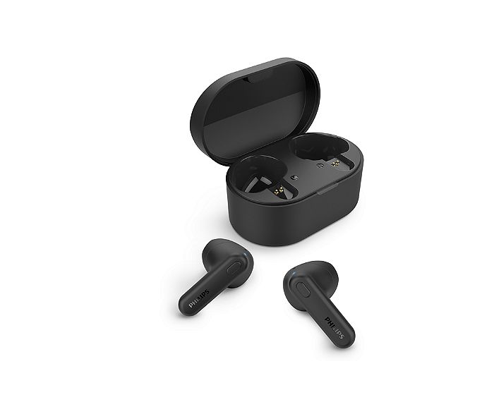 True Wireless Earbuds, Bluetooth 5.3, 13mm Drivers, IPX4, AI Mic for Clear Calls, 15 Hours Playtime with Charging Case