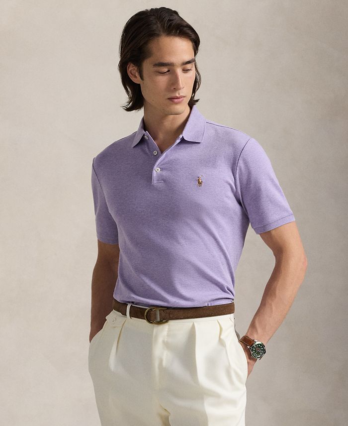 Men’s Slim-Fit Soft Cotton Polo Shirt