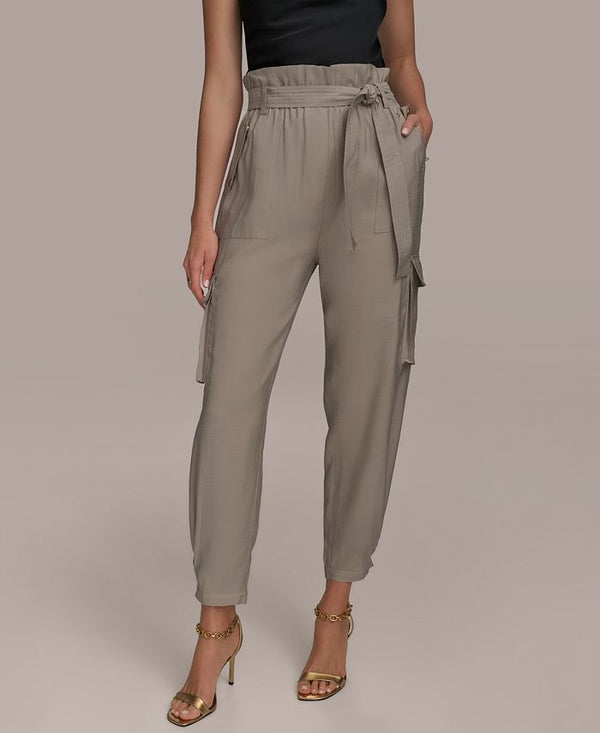 Women's Tie Waist Cargo Pants