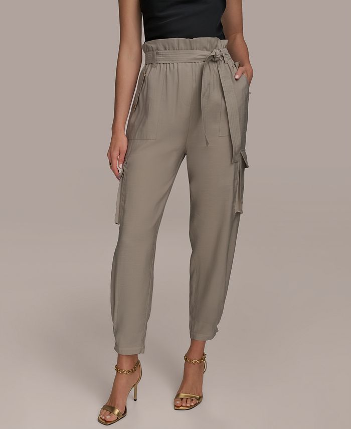 Women's Tie Waist Cargo Pants