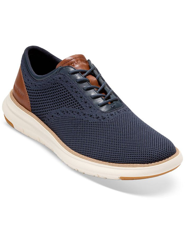 Men's Grand Remix Lace-Up Knit Oxford Shoes