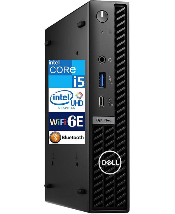Optiplex 7020 HG15N Black Mini Desktop, i5-14500T, 8GB, 256GB PCIe SSD, Intel UHD 770, Windows 11 Pro