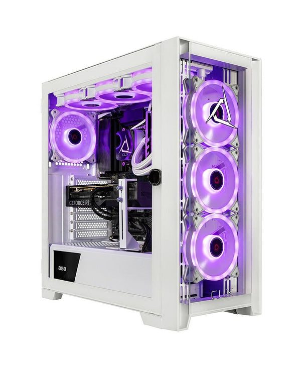 SET Gaming Desktop - Liquid Cooled Intel Core Ultra 9 285K 3.7GHz 24-Core Processor, 64GB DDR5 Memory, GeForce RTX 5070 12GB GDDR7 Graphics, 2TB SSD, 4TB HDD, WiFi, Windows 11 Home 64-bit