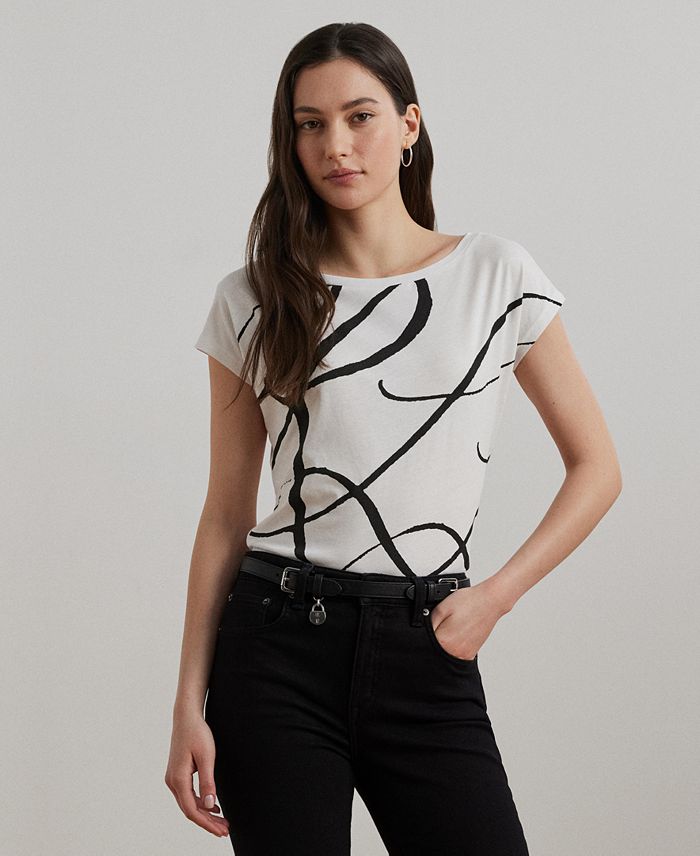 Logo-Print Short-Sleeve Top