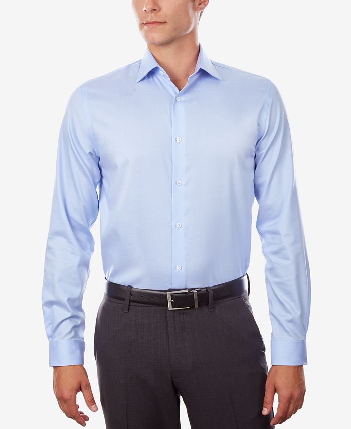 Men's Regular Fit Airsoft Non-Iron Performance Dress Shirt