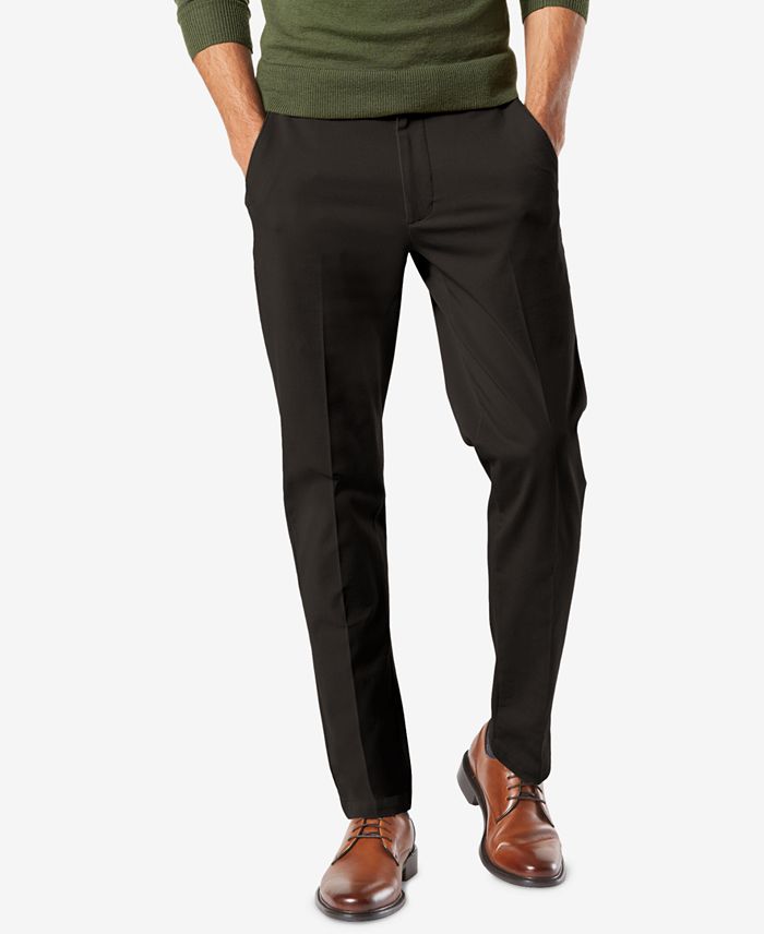 Men's Workday Smart 360 Flex Slim Fit Khaki Stretch Pants