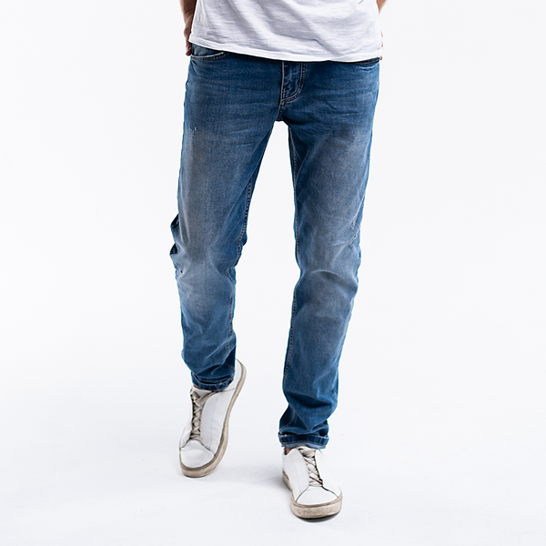 Levi's 502 tapered fit hi-ball jeans in mid wash blue