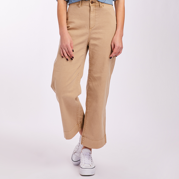 High waisted Ankle Crop Pants