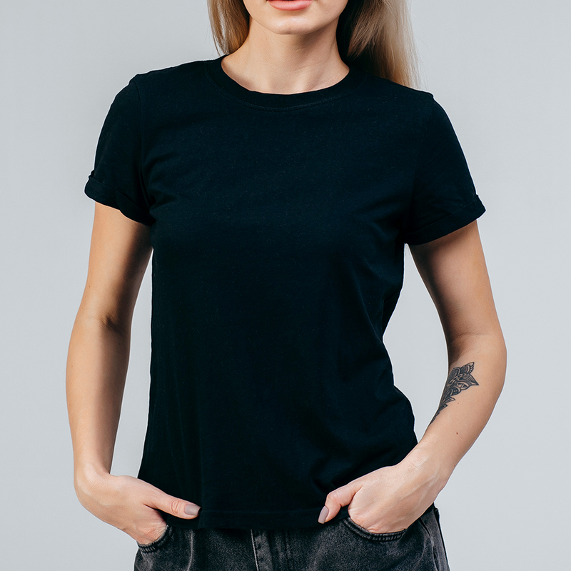 Black Crewneck T-Shirt